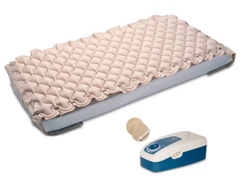 Colchón antiescaras de aire con compresor