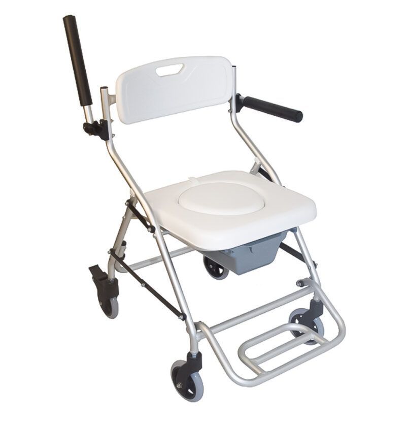 Silla de ducha e inodoro. Plegable. Ercina